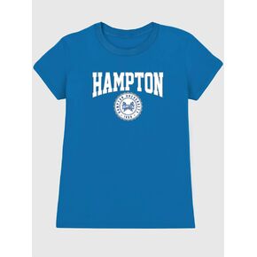 Old Navy Hampton University Collegiate Graphic T-Shirt for Women - Royal in Saudi Arabia