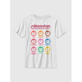 تيشيرت برسومات Maruchan Expressions للاولاد من Old Navy - ابيض in Kuwait