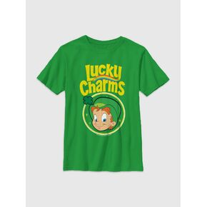 تيشيرت مطبوع عليه Lucky Charms Lucky Graphic للاولاد من Old Navy - أخضر in Kuwait