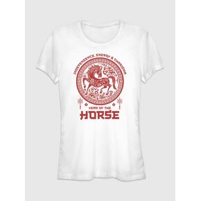Old Navy Year of the Horse  Short Sleeve Graphic T-Shirt - White in Kuwait