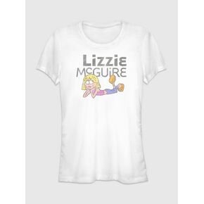 Old Navy Lizzy McGuire Toon Logo Short Sleeve Graphic T-Shirt - White in Kuwait