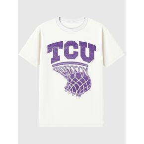تيشيرت برسومات كرة السلة للرجال من Old Navy Texas Christian University - ابيض in Kuwait