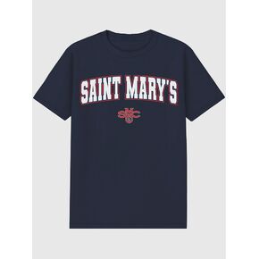 تيشيرت بطبعة شعار قوس للرجال من Old Navy Saint Marys College of California Arch - كحلي in Kuwait