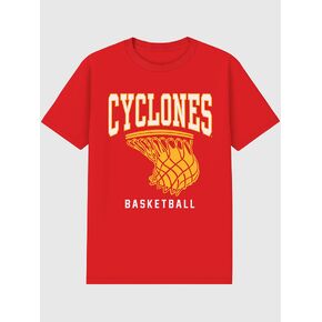 Old Navy Iowa State University Basketball Hoop Graphic T-Shirt for Men - Red in Kuwait