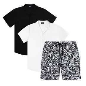 Capelle Miami Storm Surge - Men's Matching Resort Set | Short + 2 Shirts in Kuwait