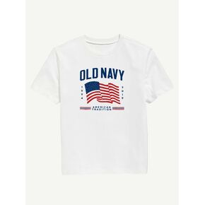 تيشيرت برسوم علم 2019 للأطفال من Old Navy Heritage - أبيض in Kuwait