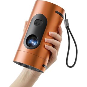 [Android 13] Mini Projector with WiFi 6 and Bluetooth, Built-in Apps, Native 1080P 600 ANSI Auto Keystone Outdoor Portable Projector, 270°Rotatable 4K Support Big Screen Home Smart Movie Projector in Saudi Arabia