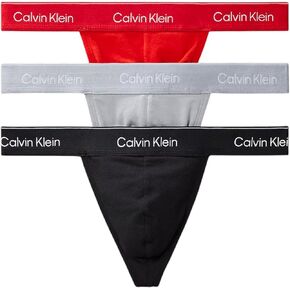 Calvin Klein Men's Icon Cotton Stretch 3-Pack Thongs in Saudi Arabia