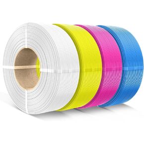 SUNLU Refill PETG Filament 1.75mm, 3D Printer Filament, Suitable for Bambu Lab and SUNLU Reusable Spools, Dimensional Accuracy +/- 0.02 mm, 1kg per Spool, 4 Pack, Black in Saudi Arabia