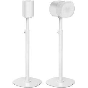 زوج حامل سماعات Haturi لـ Sonos ERA 100 & 300 قابل للتعديل مقاس 22 بوصة - 42 بوصة مع إدارة الكابلات، هيكل معدني عالي التحمل، قاعدة غير قابلة للانزلاق لغرفة المعيشة وغرفة النوم والمكتب in Kuwait