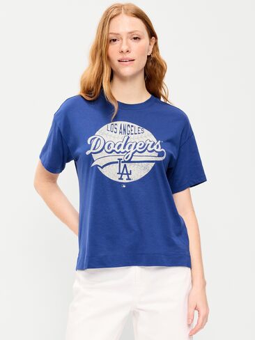 Old Navy Los Angeles Dodgers Crew-Neck T-Shirt for Women - Los Angeles Dodgers in Saudi Arabia