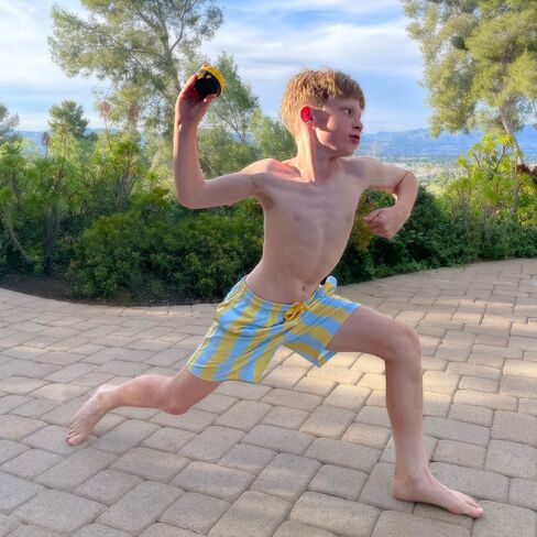 Capelle Miami Dad & Son Matching Swim Trunks - Coastal Cabana - Sun and Sky in Saudi Arabia