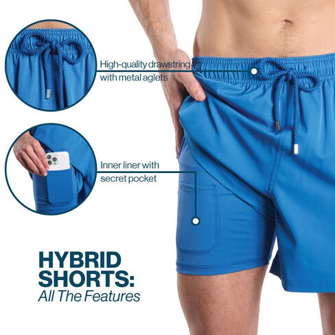 Capelle Miami Dad & Son Matching Swim Trunks - Coastal Cabana - Sun and Sky in Saudi Arabia