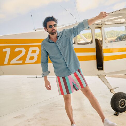 Capelle Miami Dad & Son Matching Swim Trunks - Coastal Cabana - Zest in Saudi Arabia