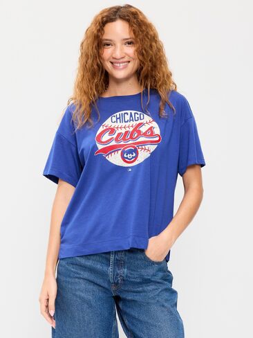 Old Navy Chicago Cubs Crew-Neck T-Shirt for Women - Chicago Cubs in Saudi Arabia