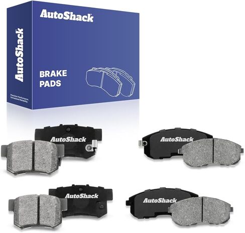 مجموعة وسادات الفرامل السيراميكية الفاخرة الأمامية والخلفية من AutoShack بديلة لـ 2007-2013 سوزوكي SX4 8-PC in Saudi Arabia