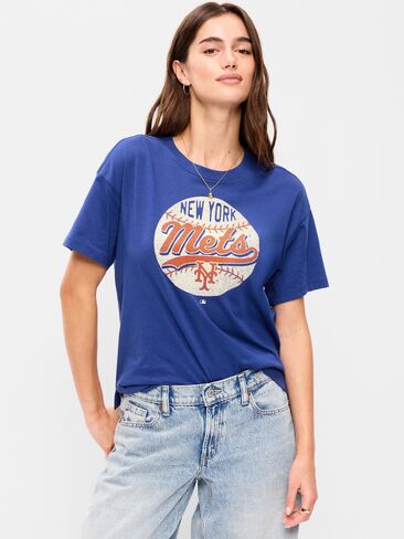 Old Navy New York Mets Crew-Neck T-Shirt for Women - New York Mets in Saudi Arabia