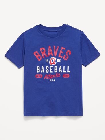 Old Navy Atlanta Braves Gender-Neutral T-Shirt for Kids - Atlanta Braves in Saudi Arabia