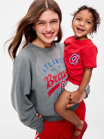 Old Navy Atlanta Braves Gender-Neutral T-Shirt for Kids - Atlanta Braves in Saudi Arabia
