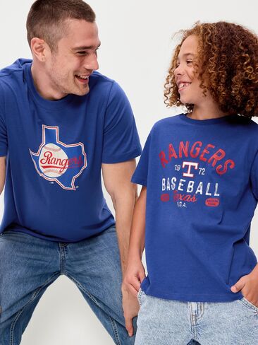 تي شيرت Old Navy Texas Rangers محايد للجنسين للأطفال - Texas Rangers in Kuwait