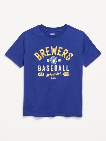 Old Navy Milwaukee Brewers Gender-Neutral T-Shirt for Kids - Milwaukee Brewers in Saudi Arabia