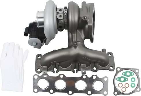 Turbocharger for 2011-2015 Cruze with Complete Installation Kits - Fits 1.4L Cruze Limited 2016, Encore 2013-2021, Sonic 2012-2020, Trax 2013-2021 - A14NET Engines GT1446V - Replaces# 55565353 667-203 in Kuwait