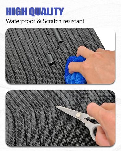 Cargo Liners Backrest Mat Compatible with Dodge Grand Caravan 7 Seat Accessories 2008-2021 Rear Trunk Mat Rear Seat Back Cover Protector All Weather Anti-Slip Split Dog Liner in Saudi Arabia