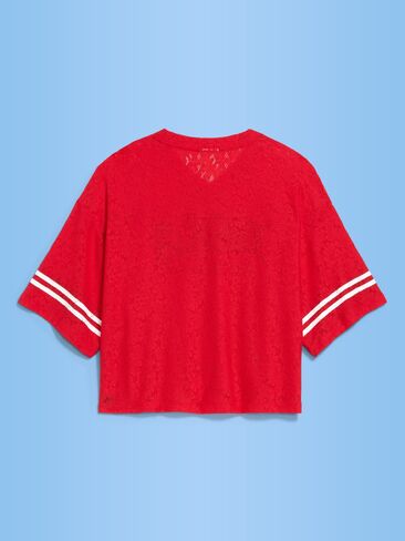 تي شيرت Old Navy كأس العالم لكرة القدم 26™ المغرب مربع الشكل برقبة على شكل حرف V للنساء - المغرب in Saudi Arabia