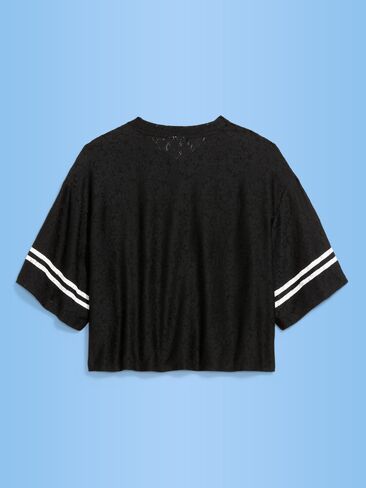 تي شيرت Old Navy كأس العالم FIFA 26™ Japan Boxy دانتيل برقبة على شكل حرف V للنساء - اليابان in Saudi Arabia