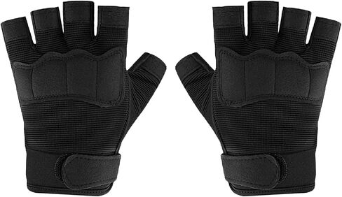 Kids Tactical Half Finger Riding Bike Gloves Anti-Slip Military Outdoor Training Cycling Camo Sports Gloves for Boys 8-10 in Saudi Arabia