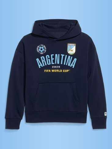 Old Navy FIFA World Cup 26™ Argentina Oversized Pullover Hoodie for Men - ARGENTINA in Saudi Arabia