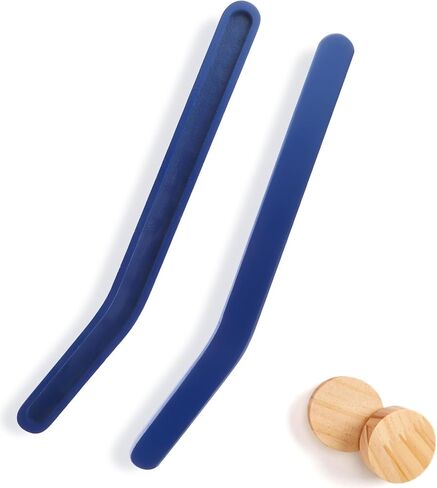 2 Sets Wooden Replacement Hockey Sticks and Pucks for Classic Wooden Tabletop Games Hockey Games Equipment Set Extra Accessories for Kids Children Adults Family in Saudi Arabia