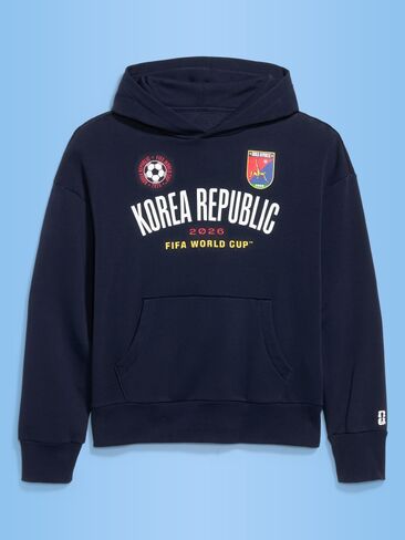 بلوفر بغطاء رأس كبير الحجم للرجال من Old Navy كأس العالم FIFA 26™ Korea Republic - كوريا الجنوبية in Saudi Arabia