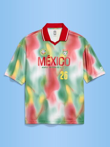 تيشيرت جيرسي بياقة بنمط الحياة المكسيكية لكأس العالم FIFA 26™ من Old Navy للرجال - المكسيك in Saudi Arabia