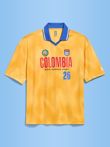 Old Navy FIFA World Cup 26™ Colombia Lifestyle Collared Jersey T-Shirt for Men - Colombia in Saudi Arabia