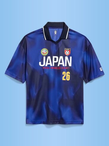 تيشيرت جيرسي بياقة بنمط حياة يابانية كأس العالم لكرة القدم 26™ Japan من Old Navy للرجال - اليابان in Kuwait
