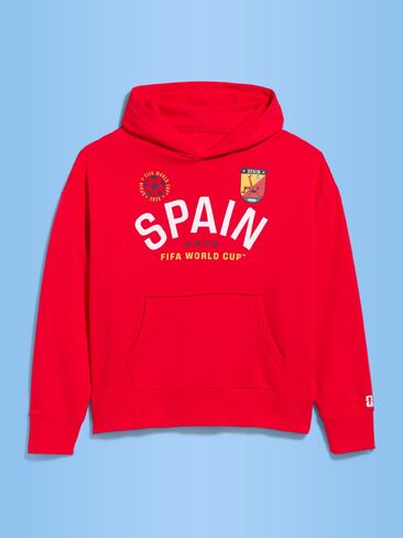 Old Navy FIFA World Cup 26™ Spain Oversized Pullover Hoodie for Men - Spain in Saudi Arabia