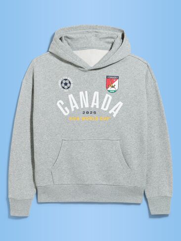 Old Navy FIFA World Cup 26™ Canada Oversized Pullover Hoodie for Men - Canada in Saudi Arabia