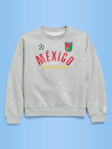 Old Navy سويت شيرت تونيك كبير الحجم للبنات لكأس العالم FIFA 26™ المكسيك - المكسيك in Kuwait
