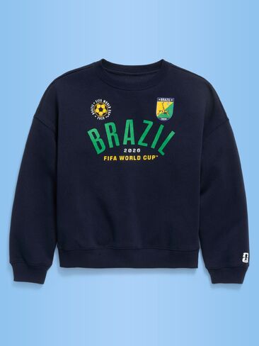 Old Navy سويت شيرت تونيك كبير الحجم للفتيات من كأس العالم FIFA 26™ البرازيل - البرازيل in Kuwait
