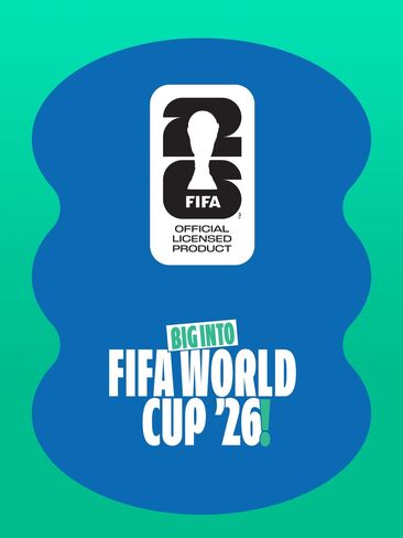 تي شيرت Old Navy كأس العالم FIFA 26™ Argentina كبير الحجم للجنسين برسومات للأطفال الصغار - الأرجنتين in Kuwait