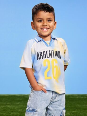 Old Navy FIFA World Cup 26™ Argentina Unisex Lifestyle Collared Jersey T-Shirt for Toddler - ARGENTINA in Kuwait