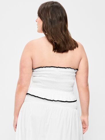 Old Navy Smocked Bodice Tube Top - الزنابق البيضاء in Saudi Arabia