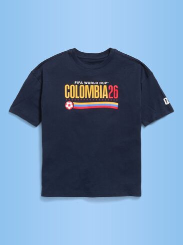 Old Navy FIFA World Cup 26™ Colombia Oversized Graphic T-Shirt for Boys - Colombia in Saudi Arabia