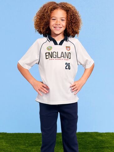 Old Navy FIFA World Cup 26™ England Lifestyle Collared Jersey T-Shirt for Kids - England in Kuwait