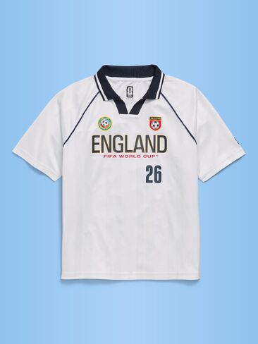 Old Navy FIFA World Cup 26™ England Lifestyle Collared Jersey T-Shirt for Kids - England in Kuwait