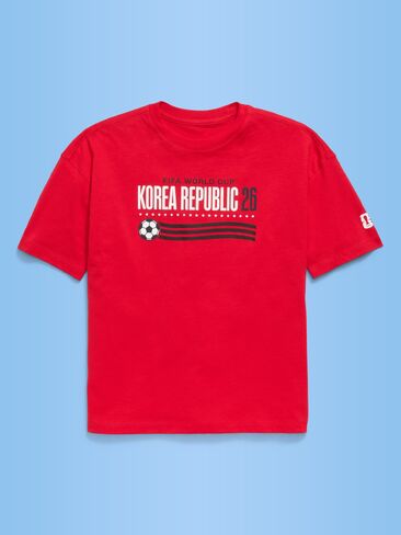 Old Navy FIFA World Cup 26™ Korea Republic Oversized Graphic T-Shirt for Boys - Korea Republic in Saudi Arabia