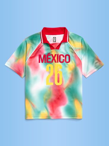 تي شيرت جيرسي بياقة بنمط الحياة المكسيكية لكأس العالم FIFA 26™ Old Navy للأطفال - المكسيك in Kuwait