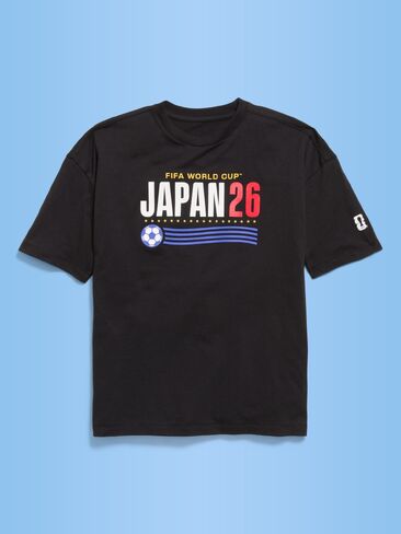 Old Navy FIFA World Cup 26™ Japan Oversized Graphic T-Shirt for Boys - Japan in Saudi Arabia