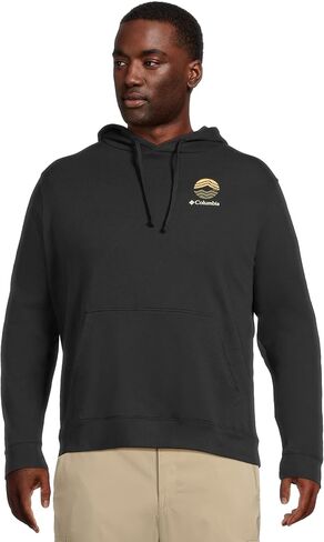 Columbia Mens Trek Graphic Hoodie, Dark Stone/Meadowland, Medium in Kuwait